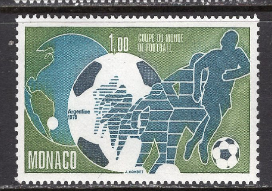 Монако 1978 MNH ЧМ по футболу в Аргентине спорт