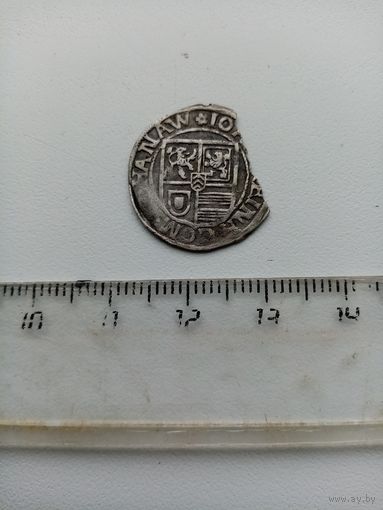 Редкая монета 3 крейцера Римской империи Рудольфа2 не датированная