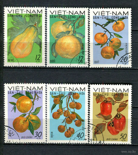 Вьетнам - 1969 - Фрукты - [Mi. 588-593] - полная серия - 6 марок. Гашеные.  (LOT AM39)(BB)