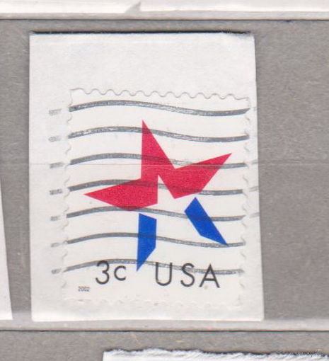 Флаг шляпа США 2002 год лот 1066 вырезки цена за 1 марку