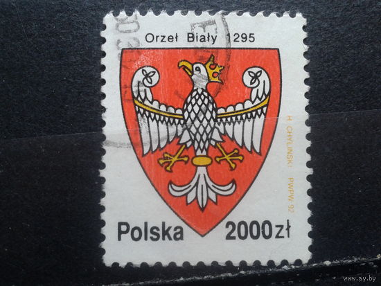 Польша, 1992, Герб 1295 г.
