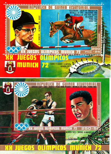 Экваториальная Гвинея Олимпиада 1972г.