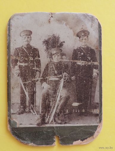 Фото "Солдаты с саблями РИ", до 1917 г.