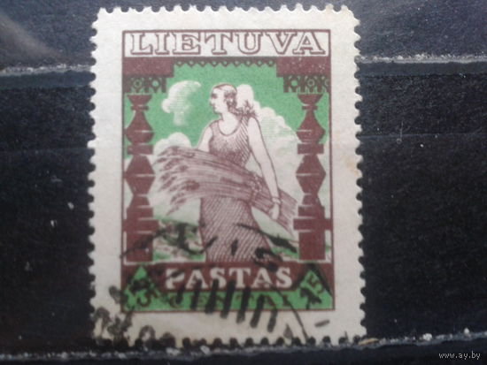 Литва, 1934, Стандарт, жница, 15с