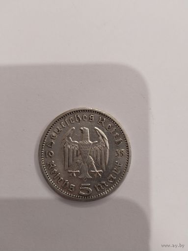 Германия 5 Марок 1935А