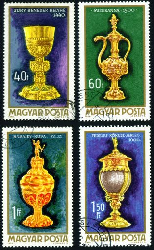 Изделия венгерских ювелиров Венгрия 1970 год 4 марки