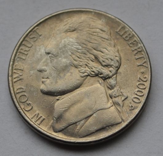 США, 5 центов , 2000 г. D