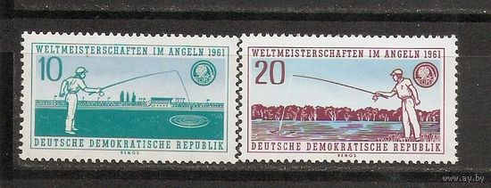 ГДР 1961 Рыбалка