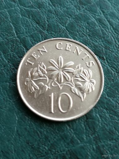 Сингапур 10 центов, 1990