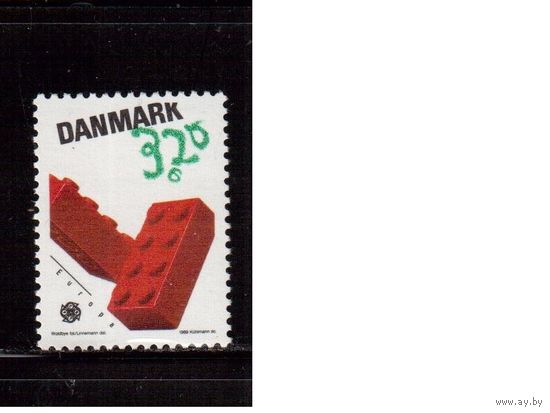 Дания-1989, (Мих.950)  **, Европа СЕРТ, Лего