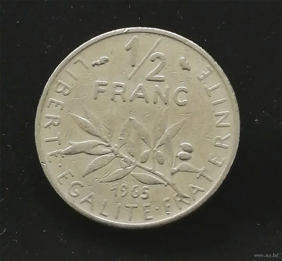 1/2 франка 1965 Франция #02