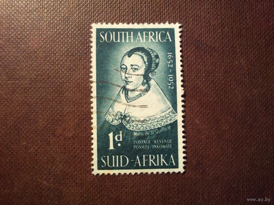 Южная Африка 1952 г.300 лет высадки Яна ван Рибека.Мария ван Рибек./40а/