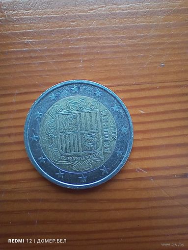 Андорра 2 евро, 2015  -113