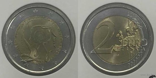 2 евро 2013 Нидерланды "200 лет Королевству Нидерландов" UNC