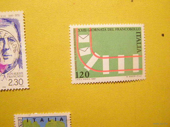 Италия 1981  День марки