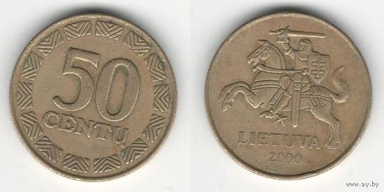 W: Литва 50 центов 2000 (511)