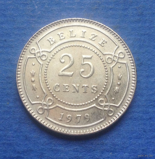 Белиз 25 центов 1979