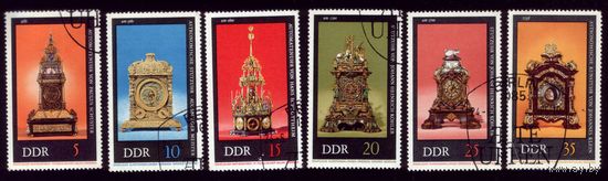 6 марок  1975 год ГДР Музейное добро 2055-2060