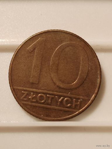 10 злотых 1989г.Польша