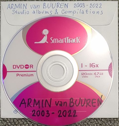 DVD MP3  - Armin Van BUUREN - студийная дискография (2003 - 2022) - 1 DVD
