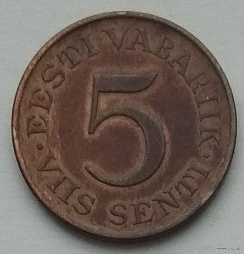 Эстония 5 сентов 1931 г.