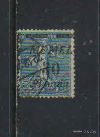 Мемель Управление Антанты 1922 Надп на марках Франции Надп Стандарт #61
