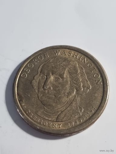 США 1 доллар 1 президент Джордж Вашингтон 2007