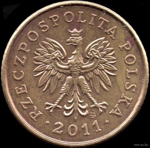 Польша 1 грош 2011 г. Y#276 (22-2)