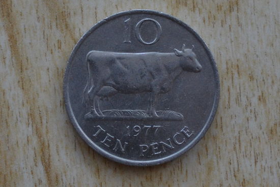 Гернси 10 пенсов 1977