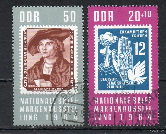 Выставка почтовых марок в Берлине ГДР 1964 год 2 марки