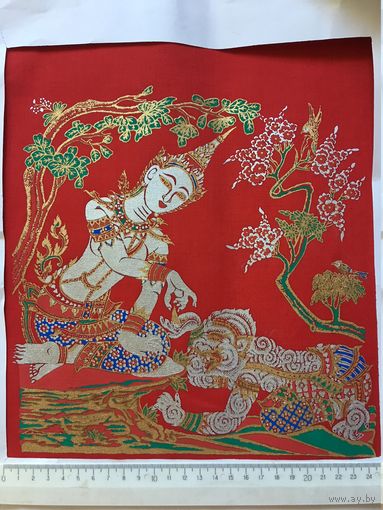 Картина роспись по ткани Тайланд