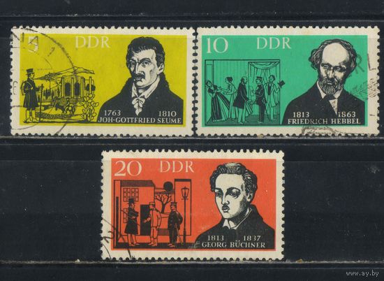Германия ГДР 1963 Театральные деятели #952-4