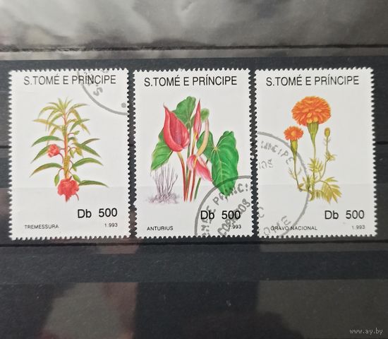 Сан-Томе и Принсипи 1993. Флора,цветы