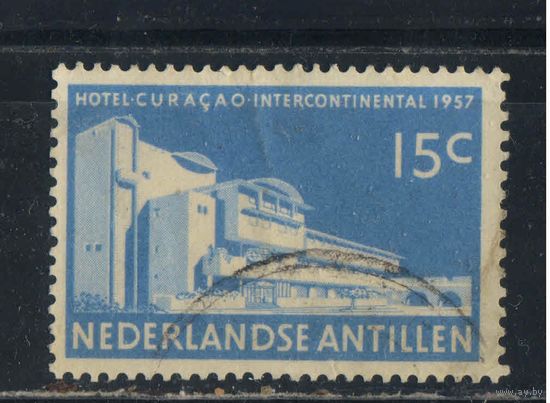 NL Колонии Нидерландские Антилы 1957 Кюрасао Виллемстад Отель #64