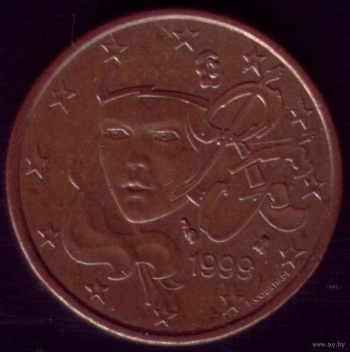 5 центов 1999 год Франция