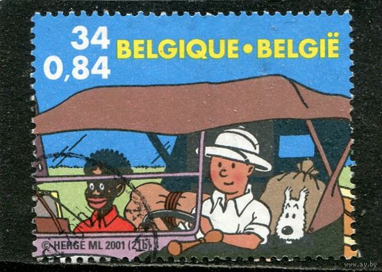 Бельгия. Первый комикс Тим в Конго