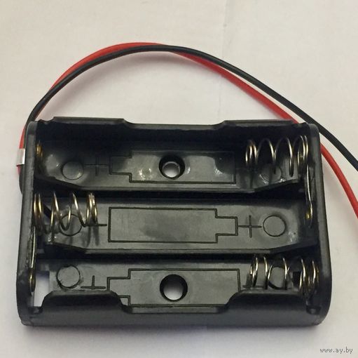 Батарейный отсек AAA ((цена за 3 шт)) на 3 батарейки ааа, держатель с проводами