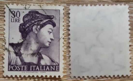 Италия 1961 Эскизы Сикстинской капеллы Микеланджело. 30 L
