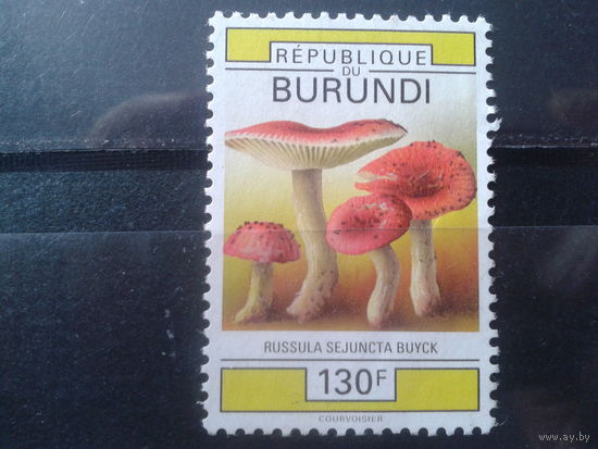 Бурунди 1992 Грибы* Михель-4,0 евро