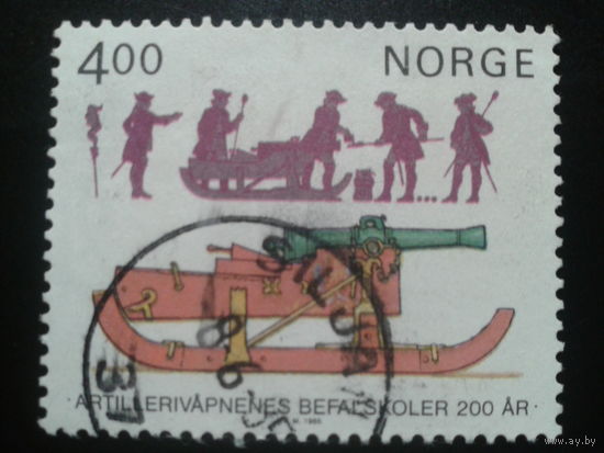 Норвегия 1985 артиллерия