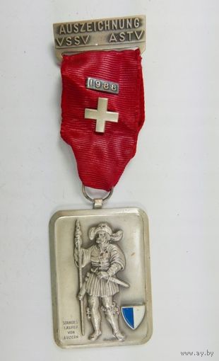 Швейцария, Памятная медаль "Стрелковый спорт" 1988 год.