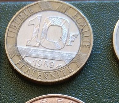 10  франков 1989 Франция