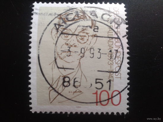 Германия 1993 писатель, портрет Михель-0,7 евро гаш.