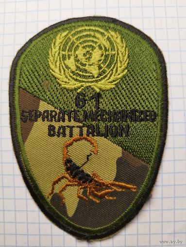 61 механизированный батальон. Миротворческие силы ООН. Украина.