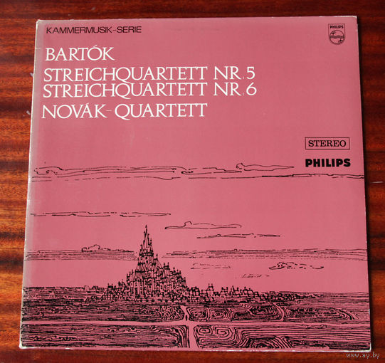 Bartok. Streichquartett Nr.5, Streichquartett Nr.6 - Novak-Quartett LP, 1968